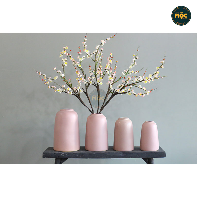 Cắm Hoa Tươi | Mờ | 3742 Bình Hoa Bốn Mùa Chuông H25 16x16x25 M8