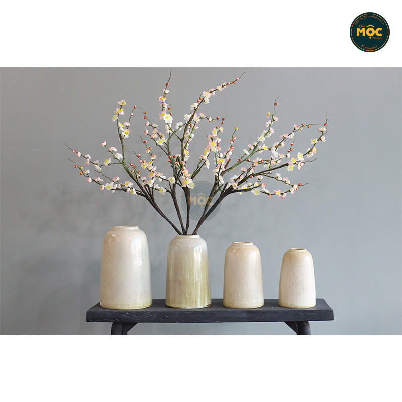 Cắm Hoa Tươi | Mờ | 3742 Bình Hoa Bốn Mùa Chuông H25 16x16x25 M8